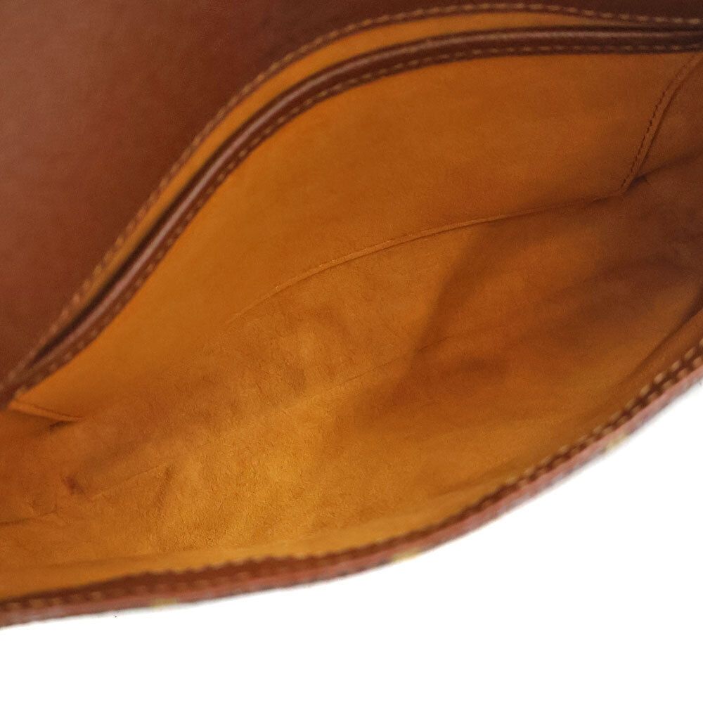 Louis Vuitton Musette Tango Short Shoulder Bag Leather Brown